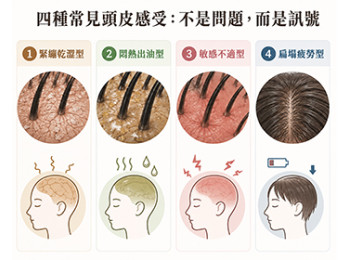 四種常見頭皮感受：不是問題，而是訊號
