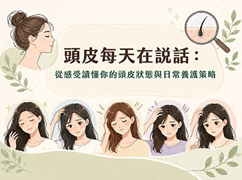頭皮每天在說話：從感受讀懂你的頭皮狀態與日常養護策略